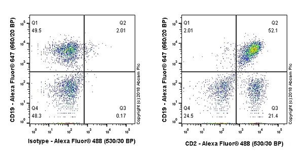 Flow Cytometry - Anti-CD2 antibody [EPR21825] (AB219411)