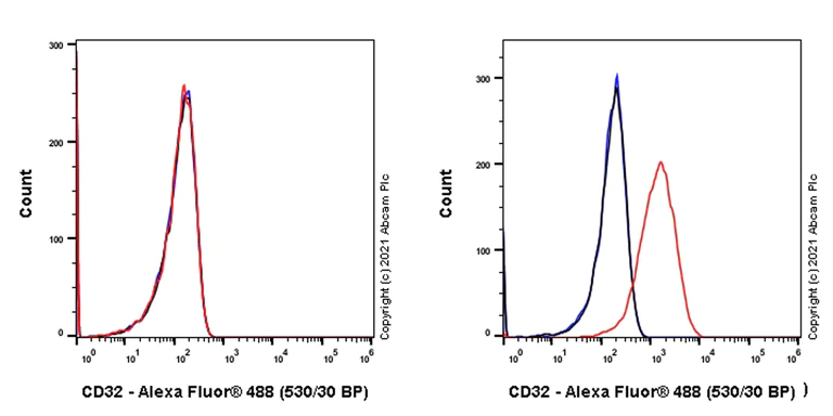 Flow Cytometry - Anti-CD32 antibody [AT130-2] - BSA and Azide free (AB282727)