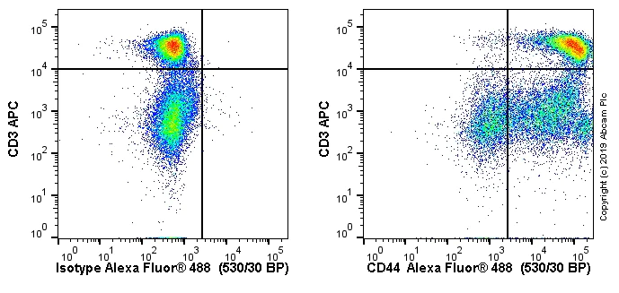 Flow Cytometry - Anti-CD44 antibody [OX50] - BSA and Azide free (AB244581)