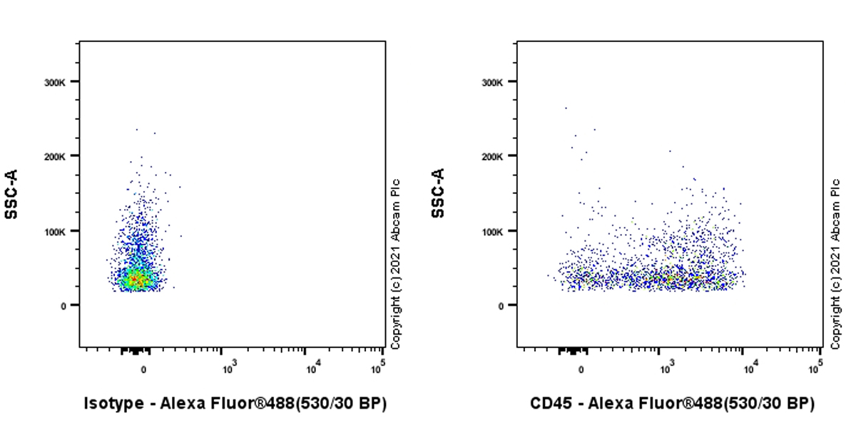 Flow Cytometry (Intracellular) - Anti-CD45 antibody [RM1007] (ab281586), expandable thumbnail