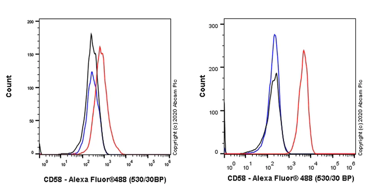 Flow Cytometry - Anti-CD58 antibody [EPR24012-147] - BSA and Azide free (AB275398)