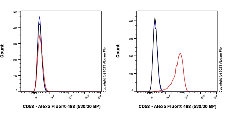 Flow Cytometry - Anti-CD58 antibody [EPR27435-85] (AB308459)