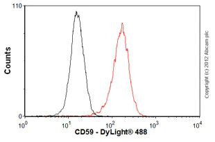 Flow Cytometry - Anti-CD59 antibody [p282 (H19)] (AB79520)