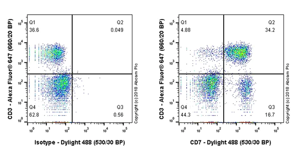 Flow Cytometry - Anti-CD7 antibody [EPR22065] (AB224194)