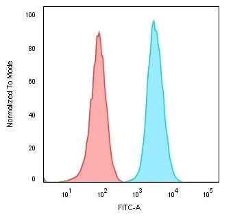 Flow Cytometry - Anti-CD74 antibody [CLIP/3127R] (AB270265)