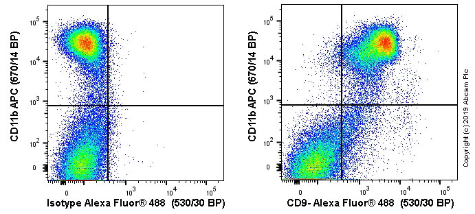 Flow Cytometry - Anti-CD9 antibody [MZ3] - BSA and Azide free (AB239597), expandable thumbnail