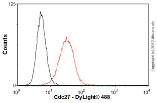 Flow Cytometry - Anti-Cdc27 antibody [AF3.1] (AB10538)