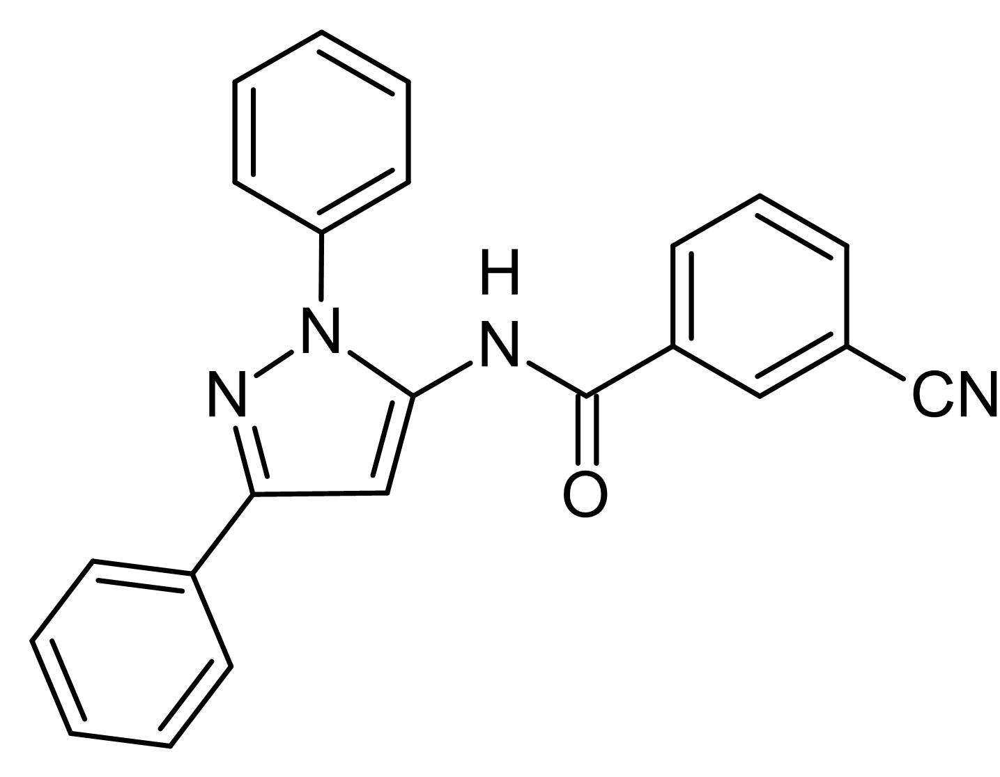 Chemical Structure - CDPPB, positive allosteric modulator for mGlu5 (AB120363), expandable thumbnail