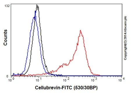 Flow Cytometry (Intracellular) - Anti-Cellubrevin antibody [EPR16866] - BSA and Azide free (AB251315)