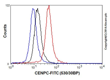 Flow Cytometry (Intracellular) - Anti-CENPC antibody [EPR15939] (AB193666)