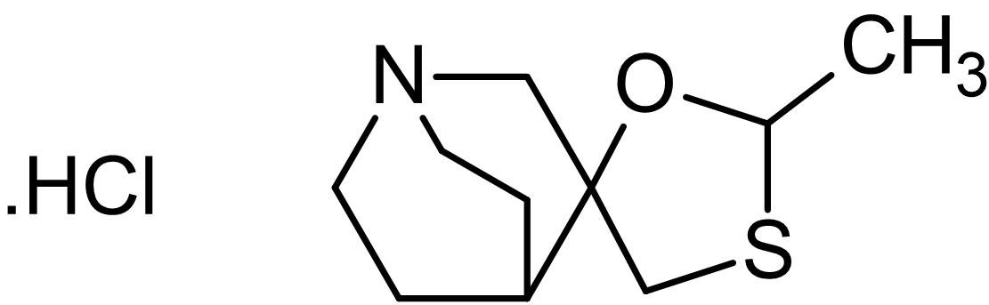 Cevimeline hydrochloride, M1 and M3 receptor agonist