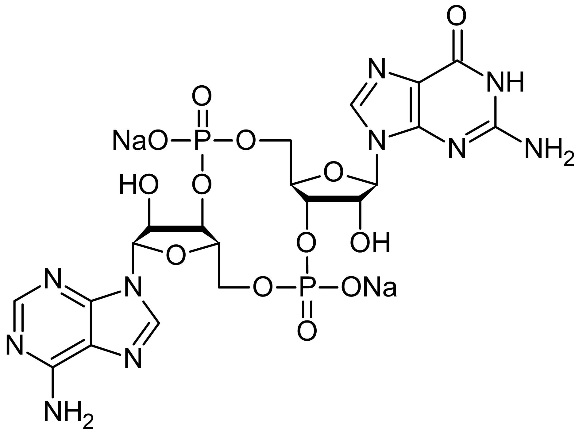 Chemical Structure - cGAMP disodium salt, STING agonist (AB144865)