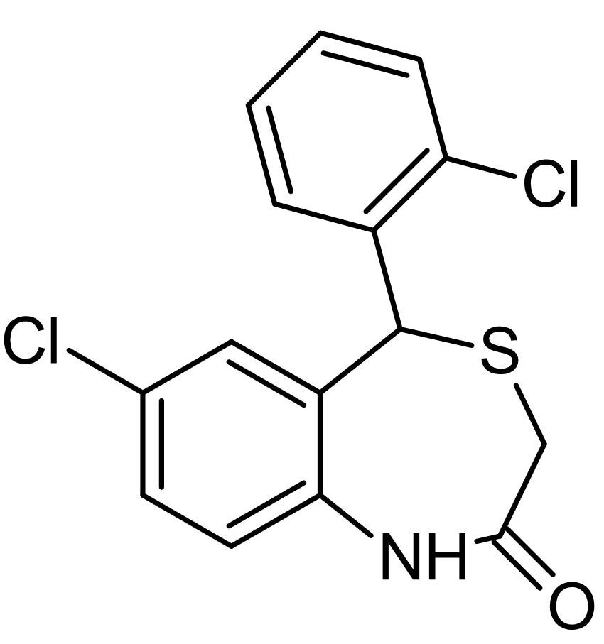 Chemical Structure - CGP 37157, Na+-Ca2+ exchange inhibitor (AB120012), expandable thumbnail