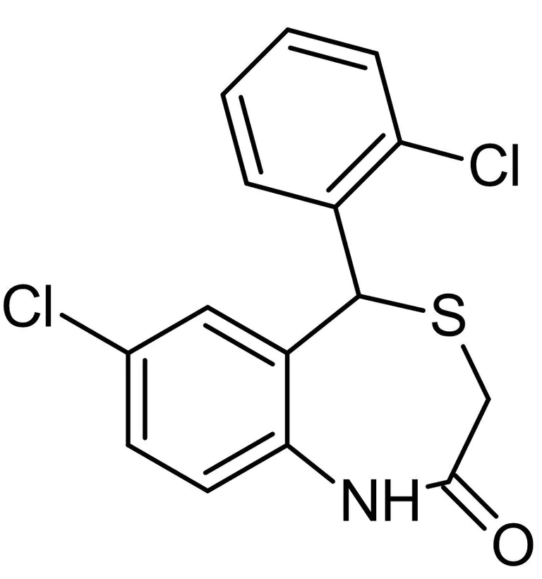Chemical Structure - CGP 37157, Na+-Ca2+ exchange inhibitor (AB120012)