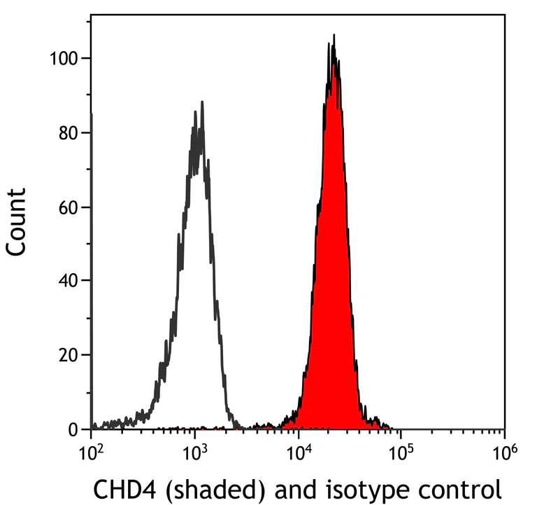 Flow Cytometry - Anti-CHD4 antibody [BLR066G] (AB264417)