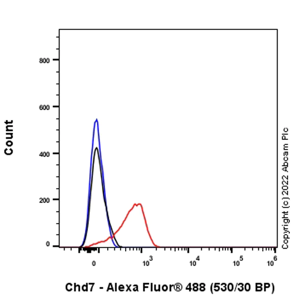 Flow Cytometry (Intracellular) - Anti-Chd7 antibody [EPR25355-7] - BSA and Azide free (AB307500)