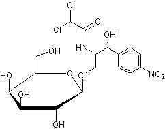 Chemical Structure - Chloramphenicol β-D-galactoside (AB275071)