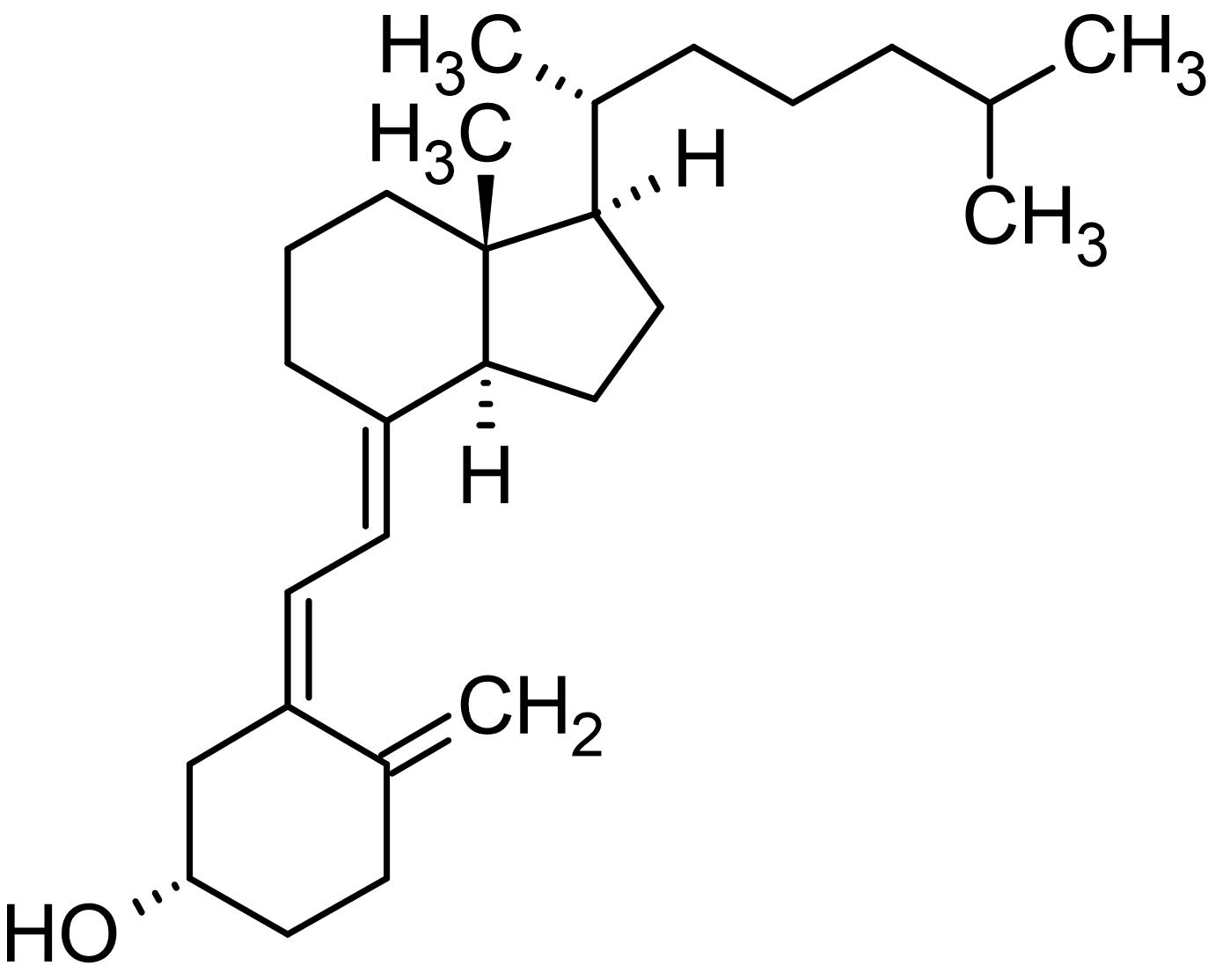 Chemical Structure - Cholecalciferol (Vitamin D3), VDR activator (AB143594)