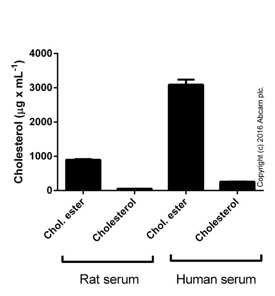 Functional Studies - Cholesterol/ Cholesteryl Ester Assay Kit - Quantitation (AB65359)