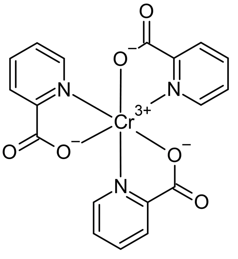 Chemical Structure - Chromium picolinate, Insulin potentiator (AB142703)