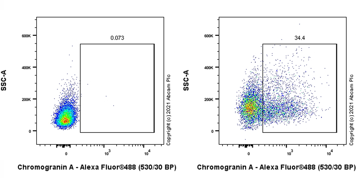 Flow Cytometry (Intracellular) - Anti-Chromogranin A antibody [RM1025] (ab283265), expandable thumbnail