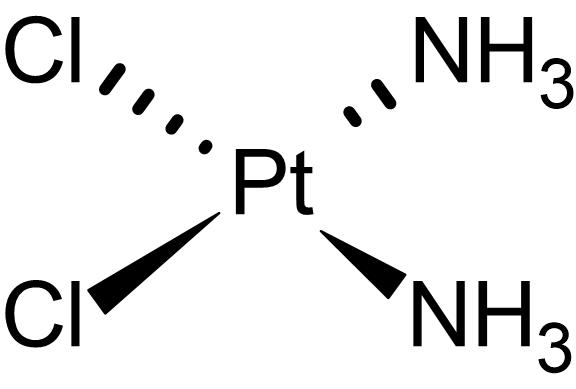Chemical Structure - Cisplatin, antineoplastic agent (AB141398), expandable thumbnail