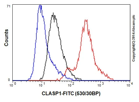 Flow Cytometry (Intracellular) - Anti-CLASP1 antibody [EPR3409] (AB108620)