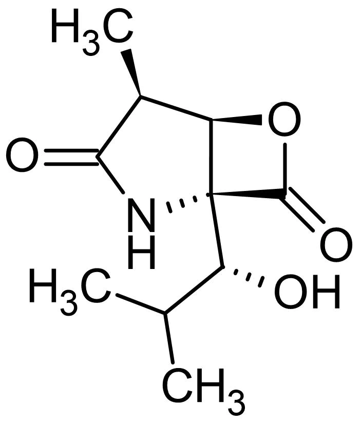Chemical Structure - clasto-Lactacystin beta-lactone, 20S proteasome inhibitor (AB141412)
