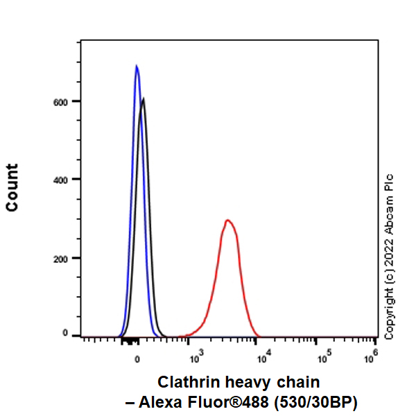 Flow Cytometry (Intracellular) - Anti-Clathrin heavy chain antibody [EPR24236-222] - BSA and Azide free (AB305260), expandable thumbnail