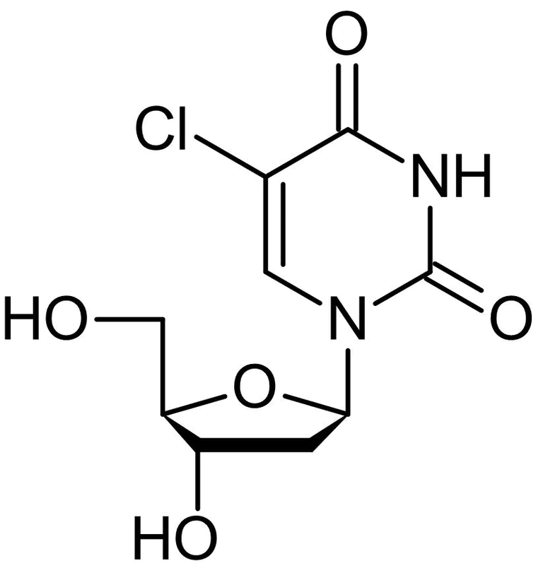 Chemical Structure - CldU (5-chloro-2'-deoxyuridine), Halogenated uridine derivative (AB213715)