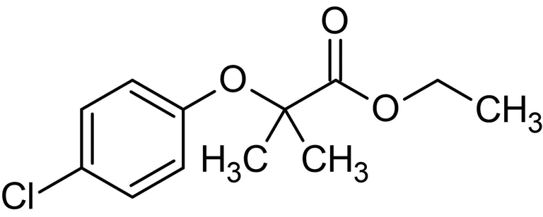 Chemical Structure - Clofibrate, PPARalpha agonist (AB141331)