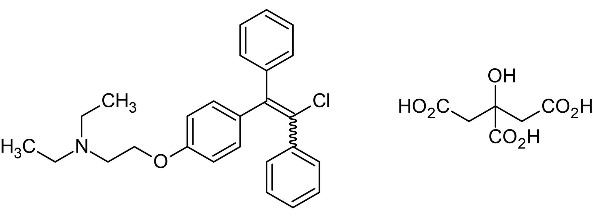 Clomiphene citrate, Estrogen receptor modulator (SERM)