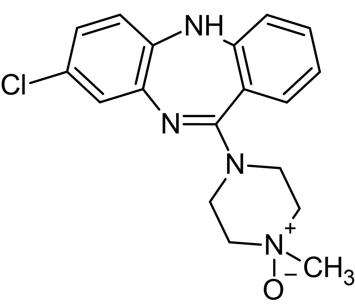 Chemical Structure - Clozapine N-oxide, Metabolite of Clozapine (AB141704)