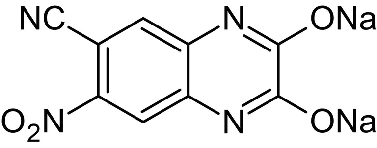 Chemical Structure - CNQX disodium salt, AMPA / kainate antagonist (AB120044)