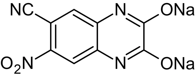 Chemical Structure - CNQX disodium salt (mM/ml), AMPA / kainate antagonist (water soluble) (AB144488)