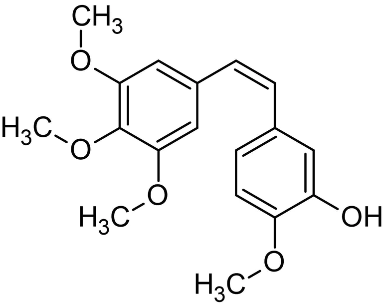 Chemical Structure - Combretastatin A4, Tubulin polymerization inhibitor (AB120925)