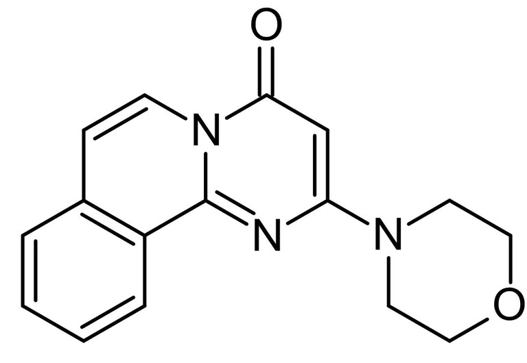 Chemical Structure - Compound 401, DNA-dependent protein kinase and mTOR inhibitor (AB120968)
