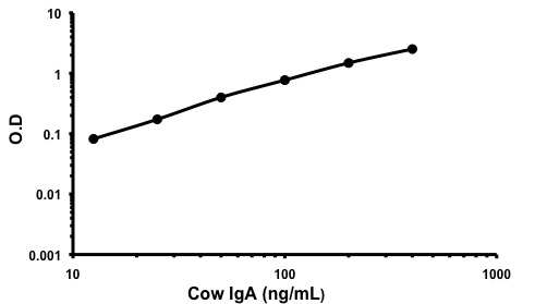 Sandwich ELISA - Cow IgA ELISA Kit (AB190516), expandable thumbnail