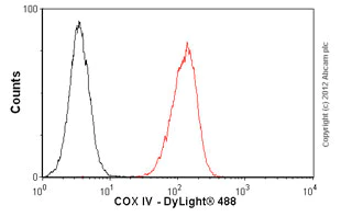 Flow Cytometry (Intracellular) - Anti-COX IV antibody [mAbcam33985] - Mitochondrial Marker (AB33985)