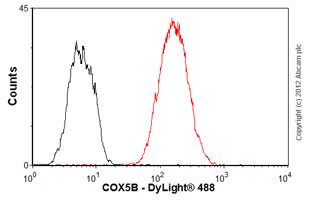 Flow Cytometry - Anti-COX5B antibody [16H12H9] (AB110263)