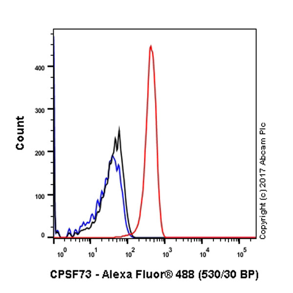 Flow Cytometry (Intracellular) - Anti-CPSF73 antibody [EPR7468] - BSA and Azide free (AB248388), expandable thumbnail