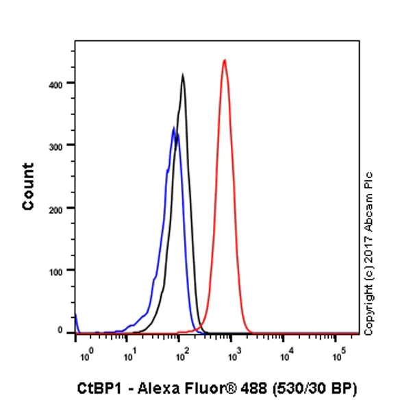 Flow Cytometry (Intracellular) - Anti-CtBP1 antibody [EPR6800] - BSA and Azide free (AB248335)