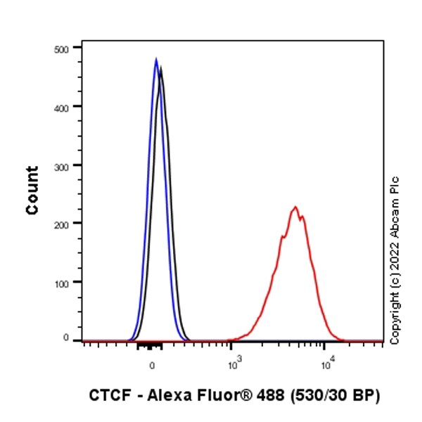 Flow Cytometry (Intracellular) - Anti-CTCF antibody [RM1044] (AB300639), expandable thumbnail