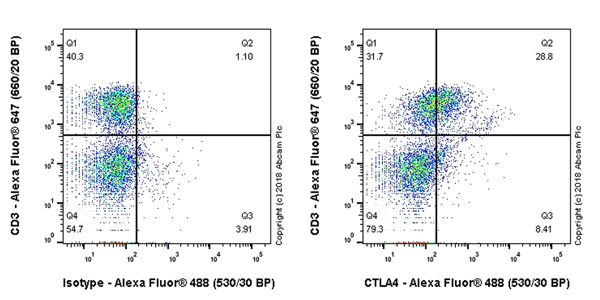 Flow Cytometry - Anti-CTLA4 antibody [EPR21972-205] (AB224295)