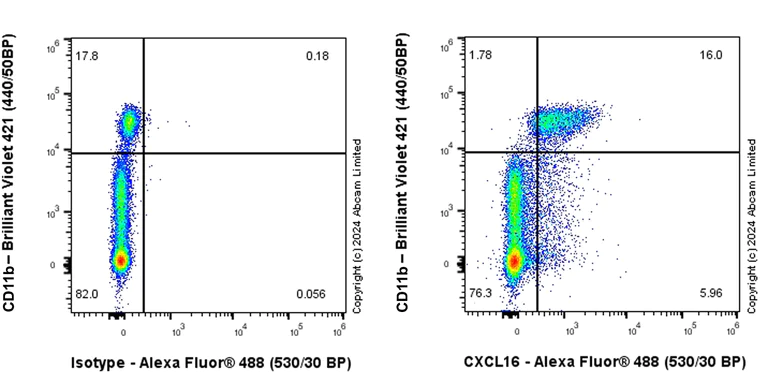Flow Cytometry - Anti-CXCL16 antibody [EPR29713-506] (AB322709)