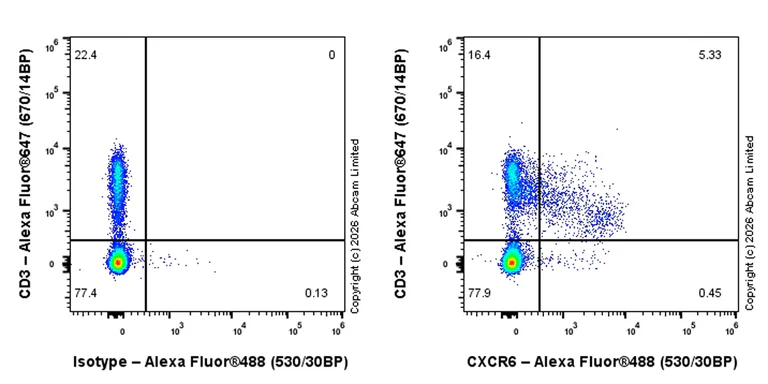 Flow Cytometry - Anti-CXCR6 antibody [EPR30957-585] (AB326879)