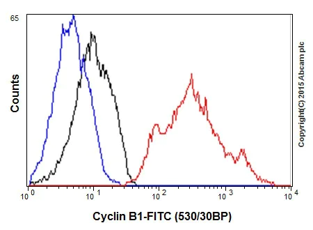 Flow Cytometry (Intracellular) - Anti-Cyclin B1 antibody [EPR17060] - BSA and Azide free (AB227844)