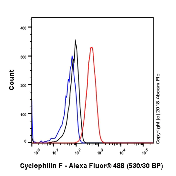 Flow Cytometry (Intracellular) - Anti-Cyclophilin F antibody [EPR11311-121] (AB231155)