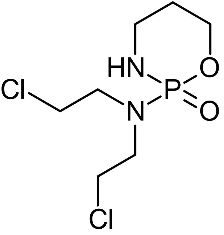 Chemical Structure - Cyclophosphamide, Alkylating agent (AB141240)