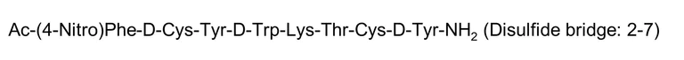 Chemical Structure - CYN 154806, selective somatostatin receptor 2 (sst2) antagonist (AB141210)